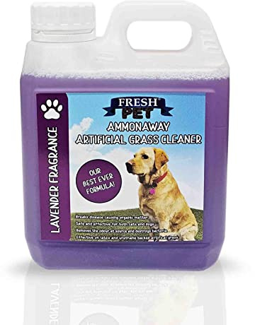 Ammonaway Artificial Grass Cleaner for Dogs Dog Urine Enzyme Cleaner | 1L Lavender Scent - Pet-safe outdoor cleaner for artificial grass, patios and pathways, neutralising dog urine
