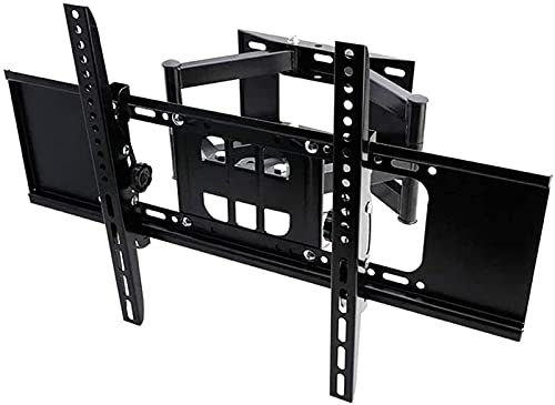 Meuble TV Mural pour téléviseur avec Bras articulés, Mur TV pour la Plupart des téléviseurs de 42 à 70 Pouces, Conception Centrale Parfaite, Supports TV jusqu'à 60 x 40 cm