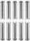 DTGN 4mmx30mm(DxL) Slotted Spring Pin - 20Pack - Good for Home Machine Fastener - 304 Stainless Steel Spring Dowel Tension Roll Pin - Silver