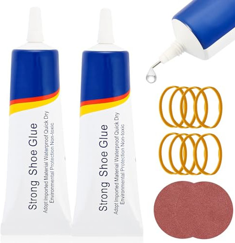 60ml Sekundenkleber Extra Stark,Schuhkleber Extra Stark Wasserfest,Transparent Kleber Für Schuhsohlen,Schuhsohlenkleber,Textilkleber,Lederkleber,Shoe Glue Reparieren Sportschuhe,Stiefeln,Leder (120ml)