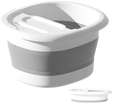 Vasca da bagno per piedi – Contenitore per pediluvio, vasca pieghevole per pediluvio, 41 x 30 x 22 cm, secchio per il lavaggio dei piedi, bacinella ad alta capacità per alleviare il disagio e lo