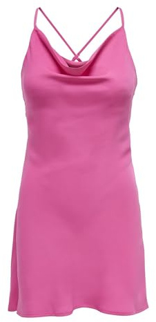 ONLY Onlthalia Life Strap Dress WVN - Vestido para Mujer, Fucsia Fedora, L
