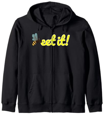 Beet It Funny Bee Kapuzenjacke