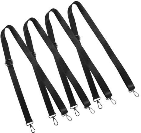 MERRYHAPY 4stücke Verstellbare Pferdedecke Beinschnüre Elastische Ersatz Beingurte Für Pferdedecken Mit Metall-doppelschnallen