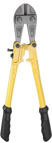 QUARKZMAN Cortapernos De Alta Resistencia 18 Cortador Mini Con Bloqueo Hojas De Acero Aleado Cr-V Cortapernos Mango Bimaterial Para Herramienta De Corte De Alambre Y Tornillos