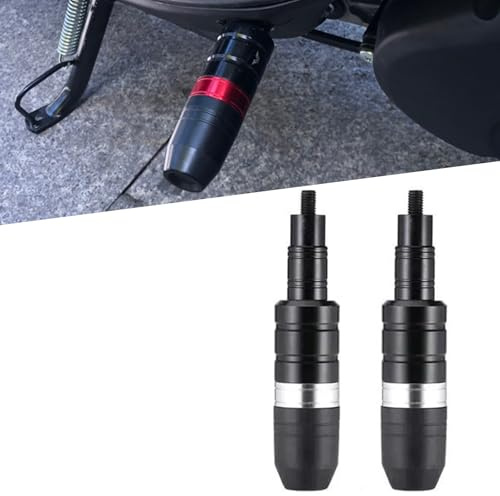 Motorcycle Frame Sliders for Honda NC 750 X 2024 2025 Aluminum Falling Anti Crash Protector Guards Crash Pad Falling Protection,Black Silver