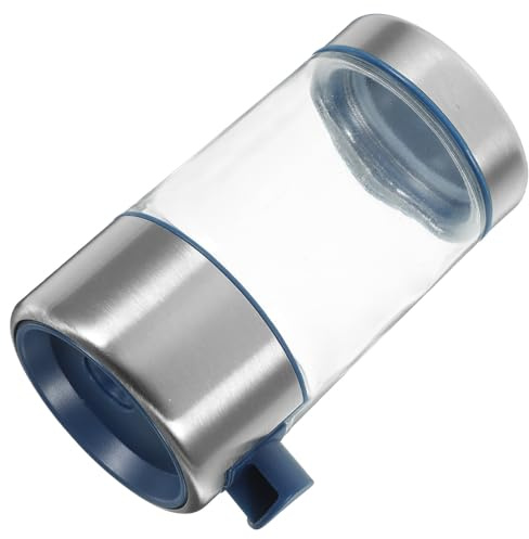 COHEALI Dispenser Sale e Pepe in Acciaio Inox 304 e Vetro Coperchio, Saliera Dosatore Pratico per Cucina, Contenitore Condimenti per Uso Quotidiano e Regalo, 1 Pezzo