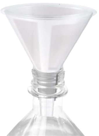 Juego de embudos de PP, Embudo Transparente PP 1/3 Piezas Laboratorio Cocina Botellas Aceites 50-100mm(1Pc-50mm)