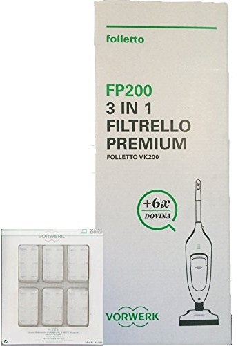 Folletto VK FP 200 220 6 bolsas + 6 perfumes aspiradoras Vorwerk originales