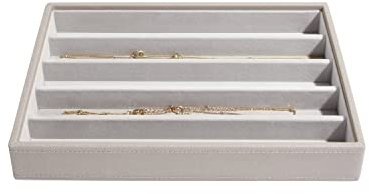 Stackers Taupe Schmuckschatulle Klassisch Halsketten-Fach
