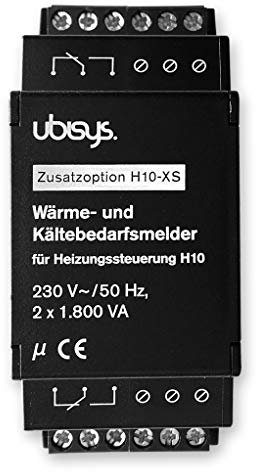 ubisys Wärme- und Kältebedarfsmelder für Fußbodenheizungen: Zum Nachrüsten (in Kombination mit der Heizungssteuerung H10) für eine intelligente Temperaturregelung in Ihrem Smart Home