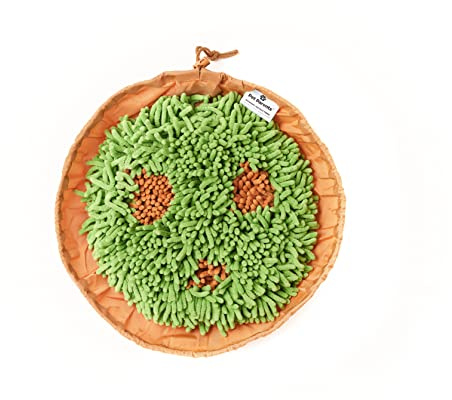 PET Parents Forager Snuffle MAT and Slow Feeder Dog Bowl, Meadow Natural