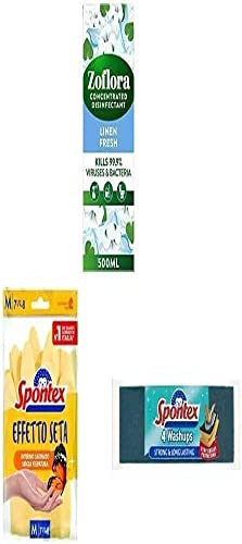 Zoflora Linen Fresh 500ml, Concentrated Antibacterial Disinfectant, All Purpose Cleaner, Surface Cleaning Solution,Pack of 4