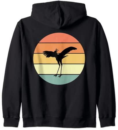 Retro Sekretär Vogel Bekleidung Vögel Love Birding Kapuzenjacke