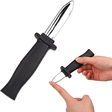 AOVNA 2-Piece Plastic Retractable Knife - Disappearing Dagger Toy Magic Trick for Kids & Adults