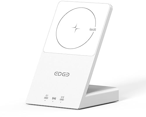 Ladestation für mehrere Geräte – ISDT 3 in 1 15W Kabelloser Ladeständer Handy Ladestation für AirPods iPhone 14/13/12/11 Pro Mini Max Xr Xs Samsung Galaxy S23 S22 S21 S20 Google Pixel LG