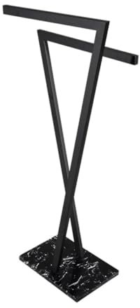 Handtuchhalter Stehend Handtuchleiter Stehend 2-stufiger Freistehender Handtuchhalter Mit Marmorsockel, Handtuchständer Für Badezimmer, Handtuchhalter Aus Edelstahl 304 Handtuchständer Freistehend Han