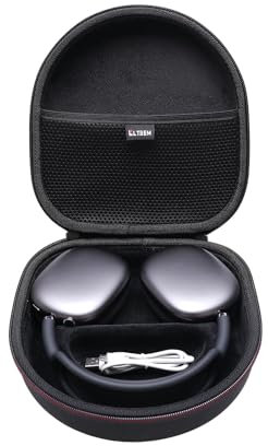 L LTGEM Carrying Case for soundcore by Anker Q20 Q20i Q30 Q35 Q45 H30i Hybrid Active Noise Cancelling Headphones - Portable Travel Bag (Case Only) - Black