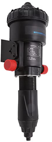1‑6% Negro G3/4 Fertilizante Dosificador de Líquido Químico, Dispensador de Fertilizante Dispensador Dosificador Químico Inyector Automático de Fertilizante de Fuerza de Agua