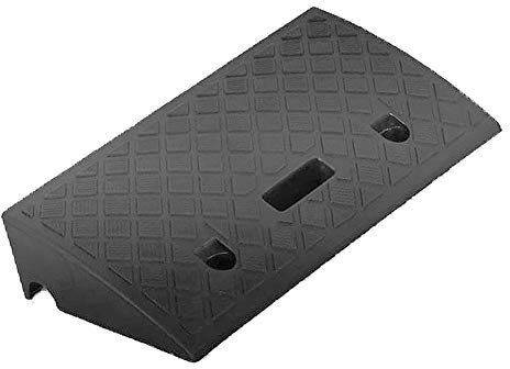 2 robuste Gummi-Bordsteinrampen, hohe (7 cm), Schwellenrampe für Einfahrten, Autos, LKWs, Mobilität, Rollstuhl, Wohnwagen, 50 x 27 x 7 cm