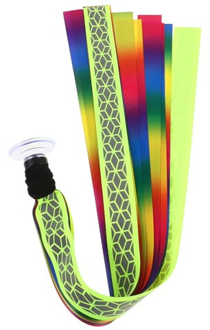 Happyyami Helm Dekoration Mit Bunten Streamern Helm Accessoires Für Mädchen Widerstandsfähig Und Langlebig Für Roller Und