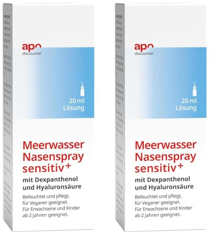 Pflegendes Nasenspray Hyaluron & Dexpanthenol von apodiscounter (2x 20 ml)