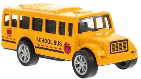 CHICAMPERA Educational Bus Modell Spielzeug Rückziehbares Fahrzeug Für Junge Mädchen Bewegliches Busspielzeug Zur des Lernens Sicher Und Langlebig Geeignet Für Jungen Und Mädchen