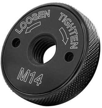 Angle Grinder Quick Release Nut M14 - Heavy Duty Carbon Steel Angle Grinder Nut Accessory Replacement Locking Retaining Flange Nut for Milwaukee Dewalt Makita Angle Grinder