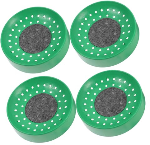 TOYANDONA Set 4 Pezzi Ciotole per Nidificazione Piccioni e Quaglie, Ciotola Sostituibile per Allevamento Uccelli, Design Compatto Facile da Pulire per Gabbie di Piccoli Volatili