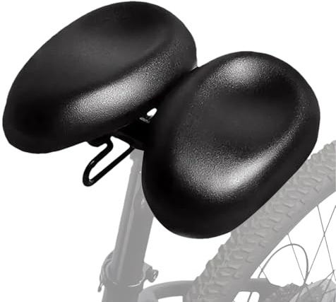 Cykelsittkudde – justerbart cykelsittöverdrag, fjädring ersättning sadelunderlag cykeltillbehör för fritid pendling daglig träning utomhus aktiviteter inomhus cykling