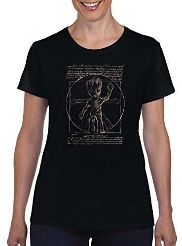 TSP Da Groot Damen T-Shirt XL Schwarz
