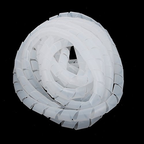 Aexit 22mm Durchmesser. Flexibles Spiralschlauch-Kabel-Wire-Wrap-Computer Verwalten das Kabel Weiß 10 Meter Länge (6e742b01387cef76674bd3c967158c9c)