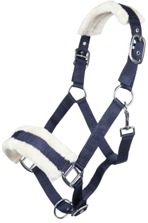 Posten Halfter-11796 dunkelblau Pony