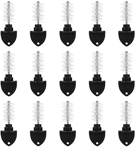 Namvo 15Pcs Bierhahn Bürstenstopfen, Bierhahnstopfenbürste, Wasserhahnreiniger Nylon-Reinigungsbürste Home Brew Zubehör