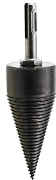 140X32MM Firewood Splitter Machine Drill Wood Cone Reamer Punch Driver Drill Bit Split Drilling Tools (B: Round Shank)