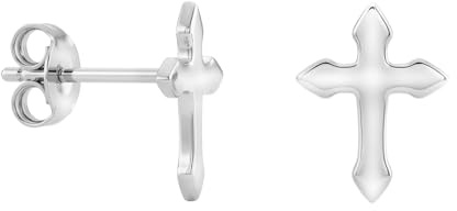 SOFIA MILANI - Damörhängen i 925 Silver - Stiftörhänge med Kors - E1189