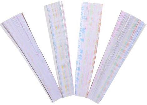 NUOBESTY 840stücke Sterne Papierstreifen Origami Dekorative Diy Bastelset Papierstreifen Für Handwerk Und Dekoration