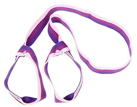 Sosoport Sangle pour Tapis De Yoga Réglable en Coton, Porte-Tapis Léger Violet Fuchsia, Accessoire Pratique pour Transport Facile Et Rangement, Équipement pour Exercices De Yoga