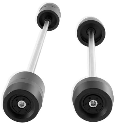 Motorräder Sturzpads Motorrad Vorne Und Hinten Rad Gabel Achse Sliders Crash Protektoren Für Kawasaki FÜR ZX-10R FÜR ZX10R FÜR Ninja1000R FÜR Ninja 1000 R 2011-2021 Rahmen Slider ( Color : Schwarz )