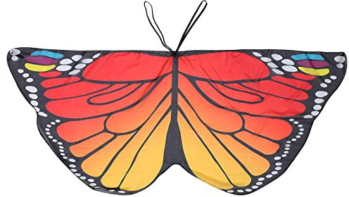 WOFASHPURET Fashionable Child Butterflies Cape Mädchen Cosplay Umhang Für Bühnenaufführungen Leicht Und Für Halloween Und Kreative Fotografie