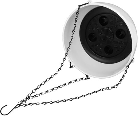ANDRESLAD Pot De Fleurs Auto-arrosant pour Orchidées Pothos Vertes Dintérieur Jardinière Suspendue Blanc Taille Moyenne