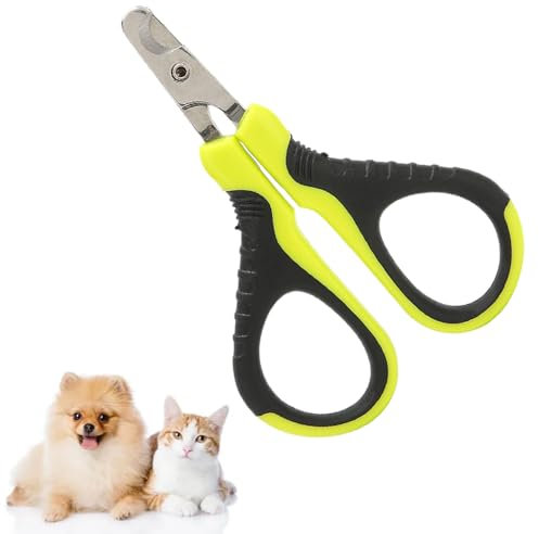 WdmKacmo Cat Nail Clippers Professional Claw Trimmer Stainless Steel Cat Claw Cutters Scissors Cat Accessories for for Kittens Rabbits Birds Puppies and Small Animals