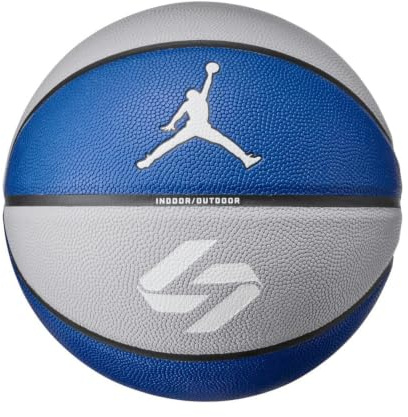 Nike Jordan All Court Basketball 8P Luka Doncic – Indoor Outdoor Basketball Ball – Performance Trainingsball – Deflated geliefert, Game Royal/Black/Black/White, 7