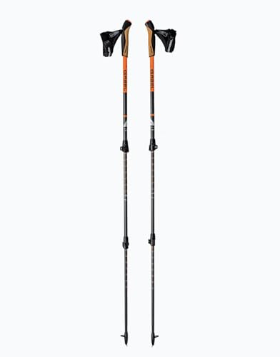 Gabel Bastones de marcha nórdica telescópicos Carbon XT 3S-100 F.L. Fabricado en Italia