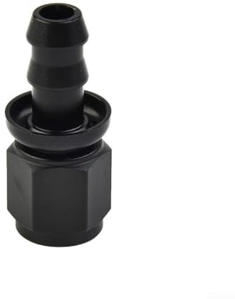 Raccord de tuyau droit AN6 femelle vers connecteur cannelé 3/8