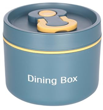 Generisch Récipient isotherme – Verre à soupe anti-fuite avec grande capacité et cuillère | Récipient isotherme pour aliments chauds | Pour et adultes | Parfait pour les repas chauds, snac