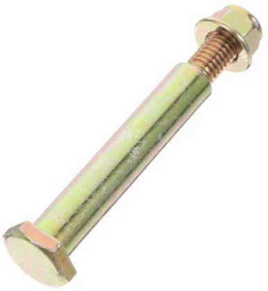 SOLUSTRE Steel Lawn Mower Wheel Bolt and Lock Nut High Strength Screw for Rear Wheels Compatible with Various Lawnmower Models and Grass Trimmer Attachments
