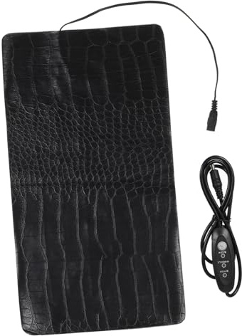 BESTonZON Tapis Chauffant USB Vitesses Fibre de Matelas Chauffant Flexible et Étanche pour Animaux de Compagnie et Reptiles Coussin Thermostat pour Confort et Chaleur