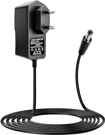 Snugloo 12V 1A Adaptador de Corriente con DC Conector 5.5x2.5mm | Universal Transformador AC 100-240V a DC 12W, Fuente de Alimentación para Tiras LED, Router, Cámara CCTV, Altavoces, TV Box