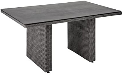 Wholesaler GmbH LC Garden Living Loungetisch Couchtisch grau-Mix